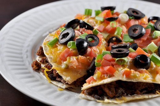 Easy Peasy Mexican Pizza