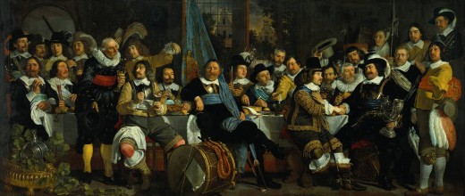 Amsterdam citizens rejoice in the Peace of Munster (1648) ending the Eighty Years War. 