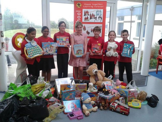 Local school children have raised money to buy all these treasures.