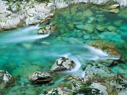 A trickling stream