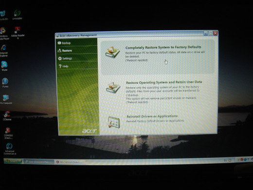 Installed new screen and started the creation of recovery DVDs.