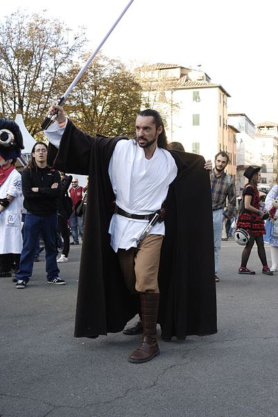 Some guests enjoy dressing up as well for Star Wars Weekends.