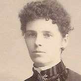 Letitia (Tish) on her wedding day in 1889.