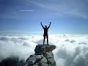 He is at the top of the world.