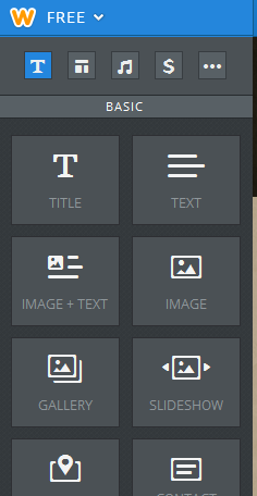 Tools to build your site.