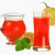 The red coloring caomes from cranapple juice cocktail. You can also use raspberries. The red coloring caomes from cranapple juice cocktail. You can also use raspberries.