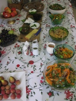 Typical Israeli Salads and how to Serve them.