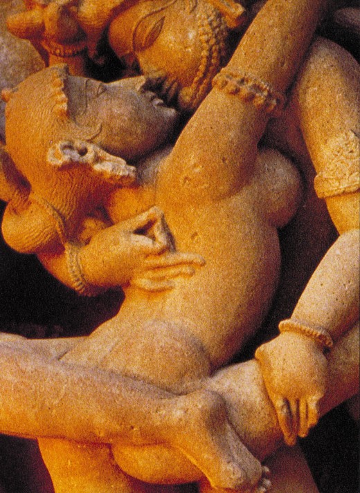 Parvati now the erotic and consort of Shiva.