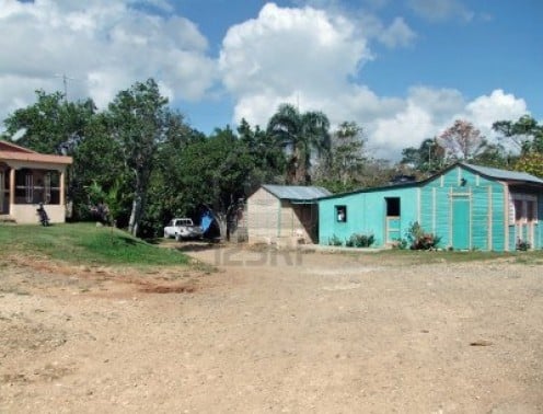 Typical Dominican home outside the city.