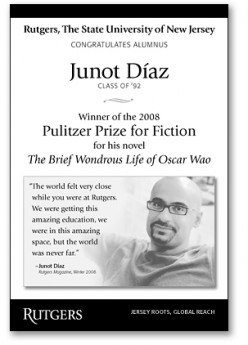 Junot Diaz - Dominican-American writer and Pulitzer Prize Winner 2007