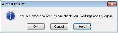 A configured Information alert displayed when a user enters the incorrect data into a cell in Excel 2007 and Excel 2010.