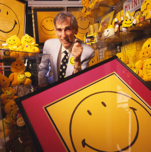 Harvey Ball surrounded by Smiley Face merchandise Harvey Ball surrounded by Smiley Face merchandise