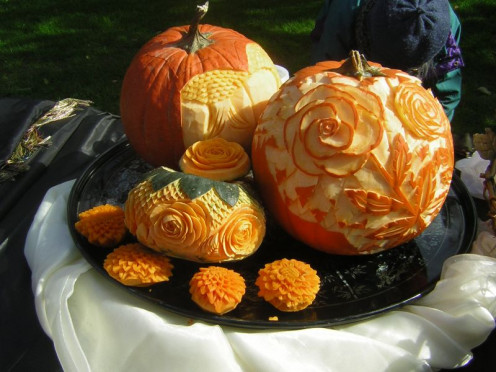 pumpkin carving is an art in itself