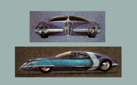 Car front and side