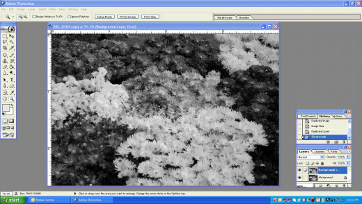 Converted b&w image,revert to RGB mode