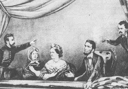 President Abraham Lincoln Was Shot At Fords Theater By John Wilkes Booth