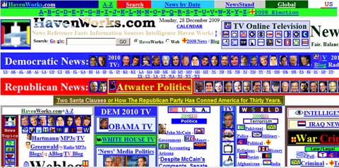 Bad Website Design : Bad Organization 