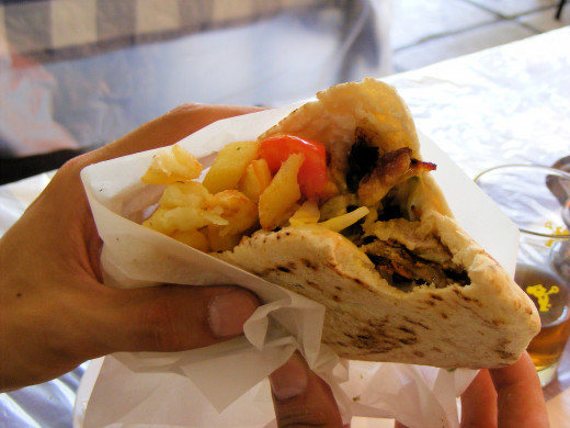 Local food in Thessaloniki, Greece