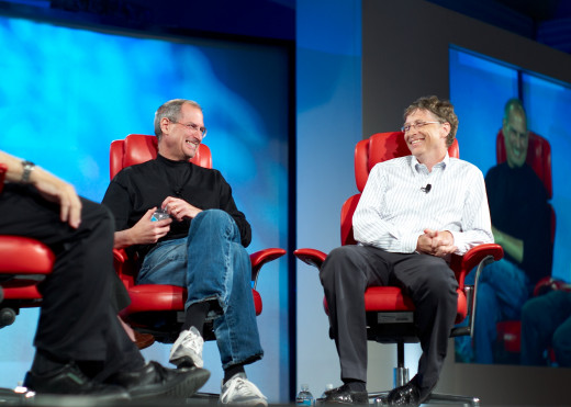 Steve Jobs and Bill Gates both dropped out of college.