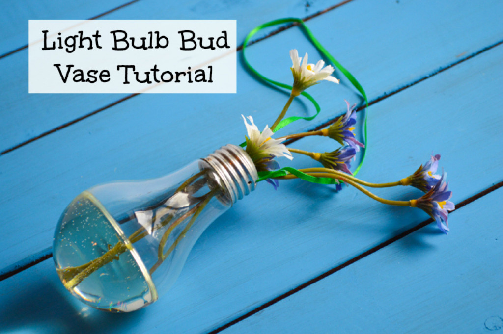 How to Make a Recycled Lightbulb/Light Bulb Flower Vase Tutorial HubPages
