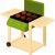 Free food clip art: Green BBQ grill with hamburgers and hot dogs