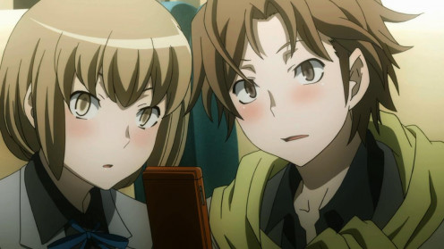Io Nitta (left) and Daichi Takane (right) from Devil Survivor 2