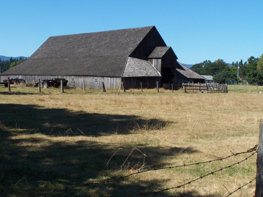 250 year old barn in our area was good for an article