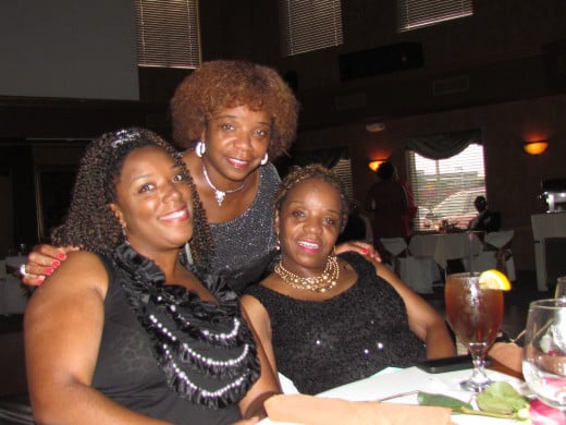My twin sister Paulette and her daughter Chante joined in the celebration.