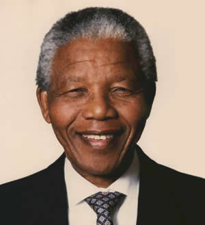 Nelson Mandela,  former South African President ('94)