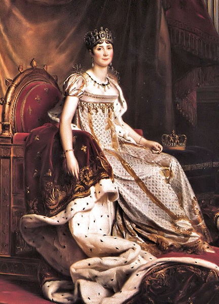 Joséphine de Beauharnais, first Empress of France, great enthusiast of roses and one of their main promoters in Europe in the nineteen century.