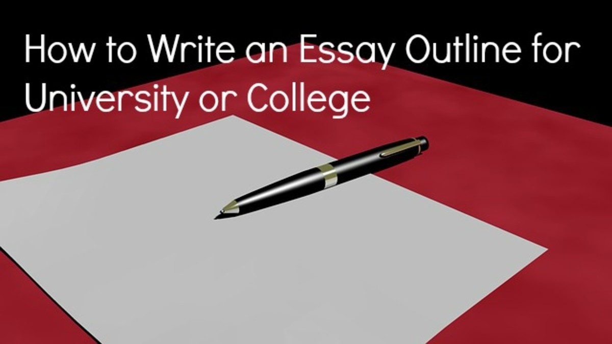 How to do an essay outline for university
