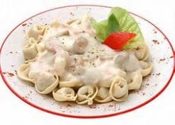 Italian Food, Pasta Recipe:Cappelletti Alla Caruso