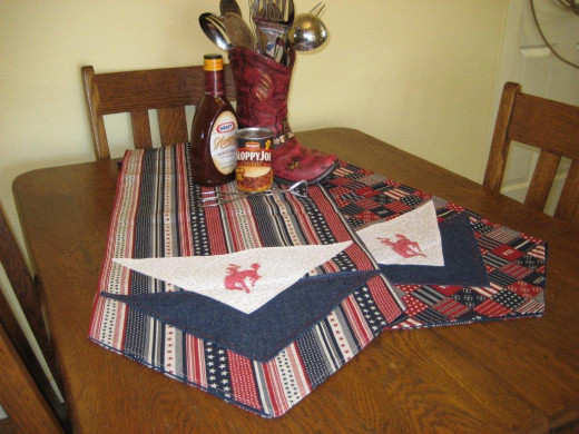 As time goes on, add your own unique table decorations.
