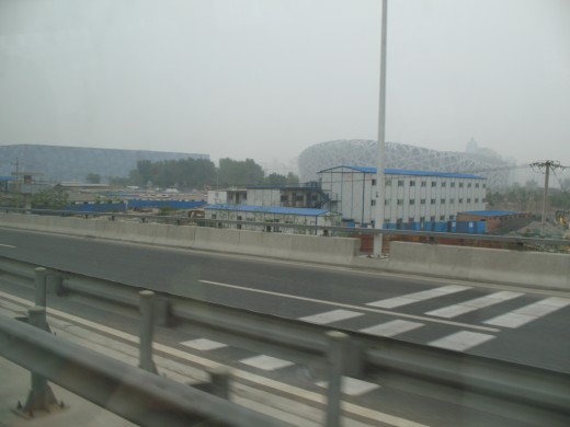 Construction of The Bird's Nest Stadium - June 2007