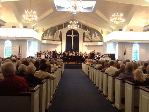 Naples United Church of Christ in Naples, FL where VON rehearses and performs.