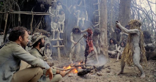 Natives cannibal ritual