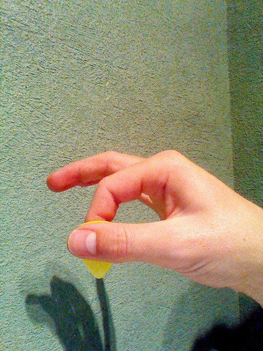 Front view of pick  Front view of pick