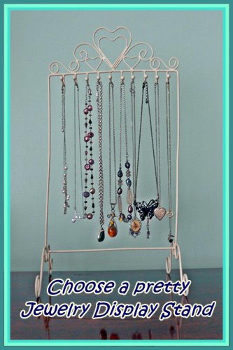 Necklace Display Board Jewelry Stud Earrings Stand Holder Bracelet Showcase #OS