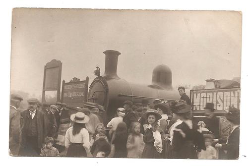 Steam Engine Accident, Withernsea Railway Station, England, sold for $61.29