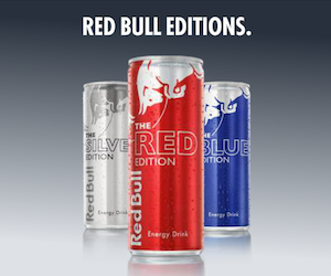 Red Bull Energy Drink - in editions.