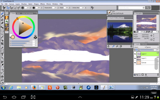 Adding Mountain Highlights