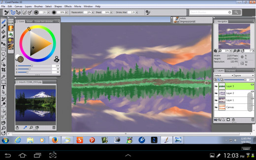 Adding the Shoreline. 