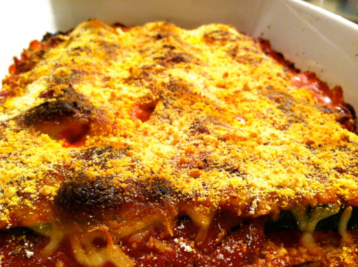 Delicious lasagna using zucchini instead of pasta. Gluten free and can easily be altered for Paleo.