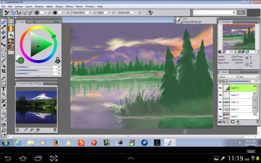 Foreground Trees