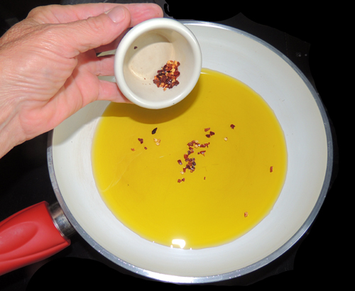 add chili pepper flakes
