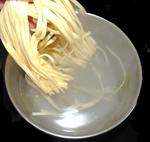 meantime, be sure to cook linguine until al dente