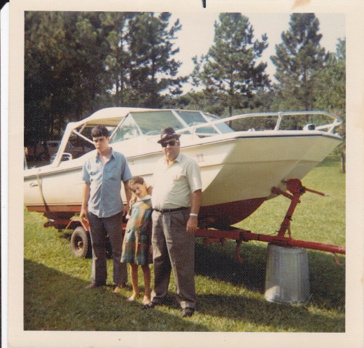 Steve and Jimmie Kay with Dad.