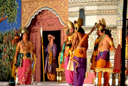 Ramlila, a dance-drama based on the life of Lord Rama, is generally performed during Dushera festival 