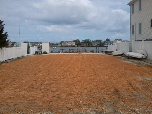 Here is whats left of our family Sea Shore Home. An empty lot awaiting for a new home to be built.