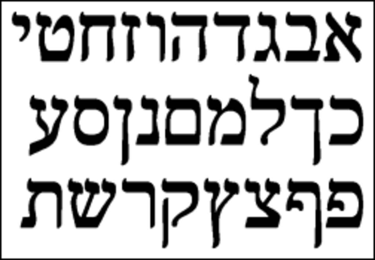 How to Write the Hebrew Alphabet. Owlcation